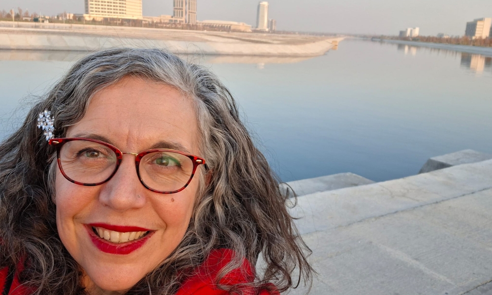 Alice Stroud in Samarkand, Uzbekistan for the CITES CoP20.