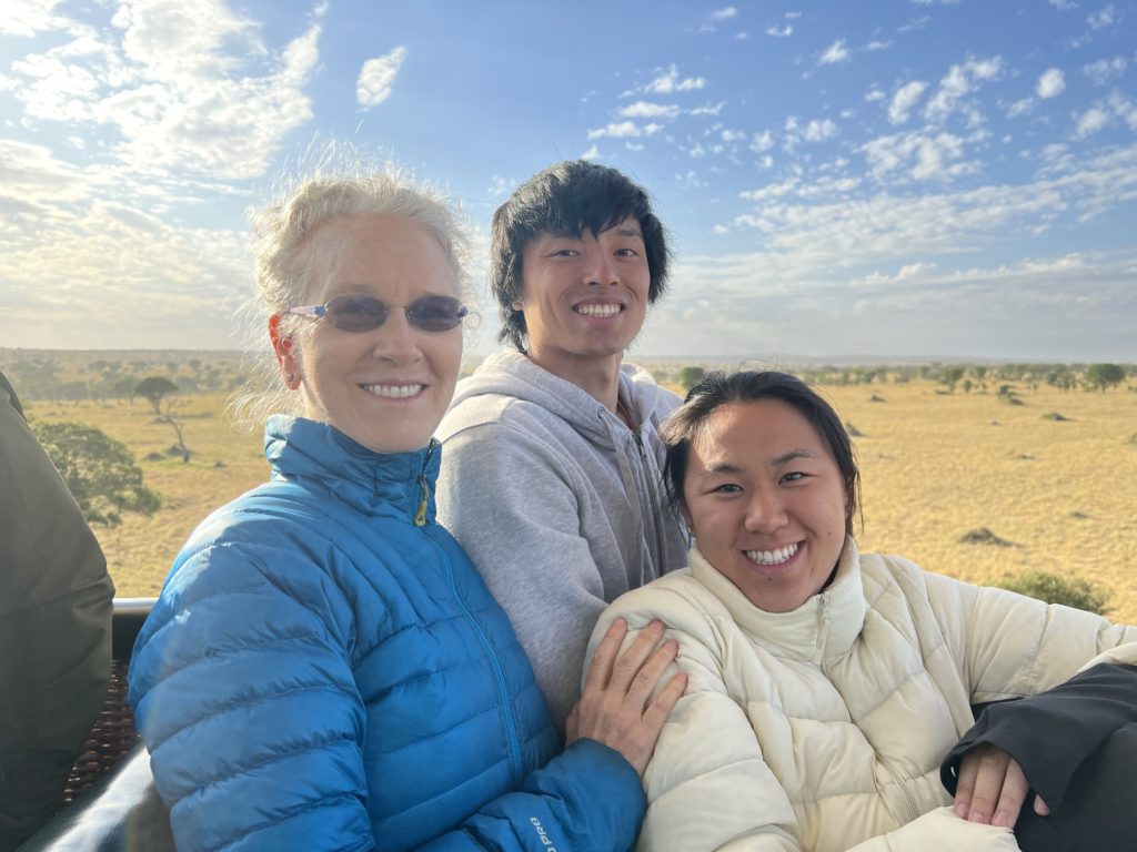 Janna Bear with kids Steven and Pema.