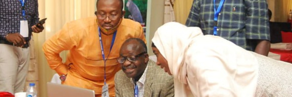 Photo of Nigeria customs officials.