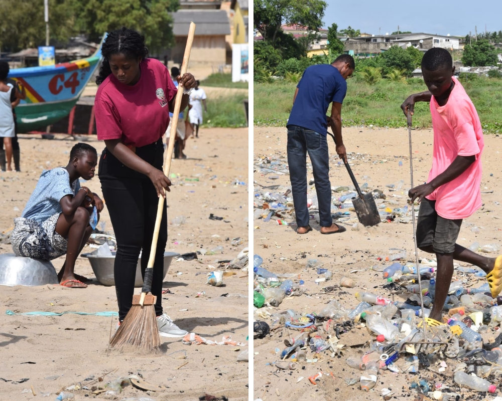 Beach Clean Up in Ghana