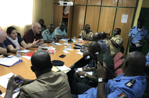 Photo of Aurora Luongo of Born Free USA in Ivory Coast in 2019