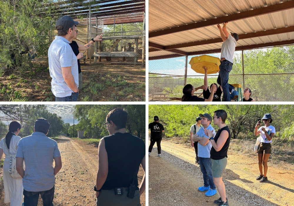 Rep. Mike Quigley tours the Primate Sanctuary.