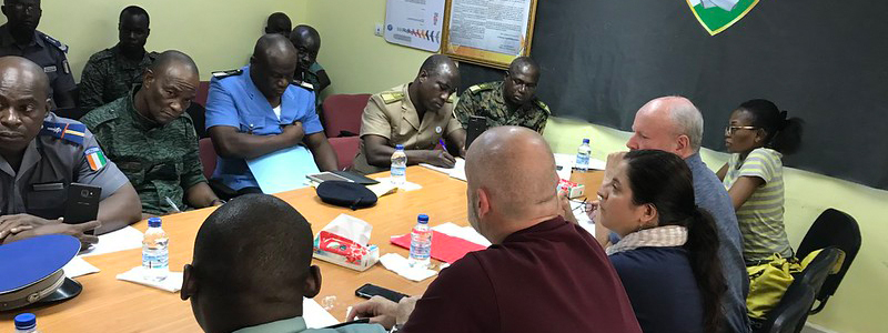 Photo from Born Free USA's Training in Ivory Coast.