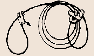 Drawing of a snare trap