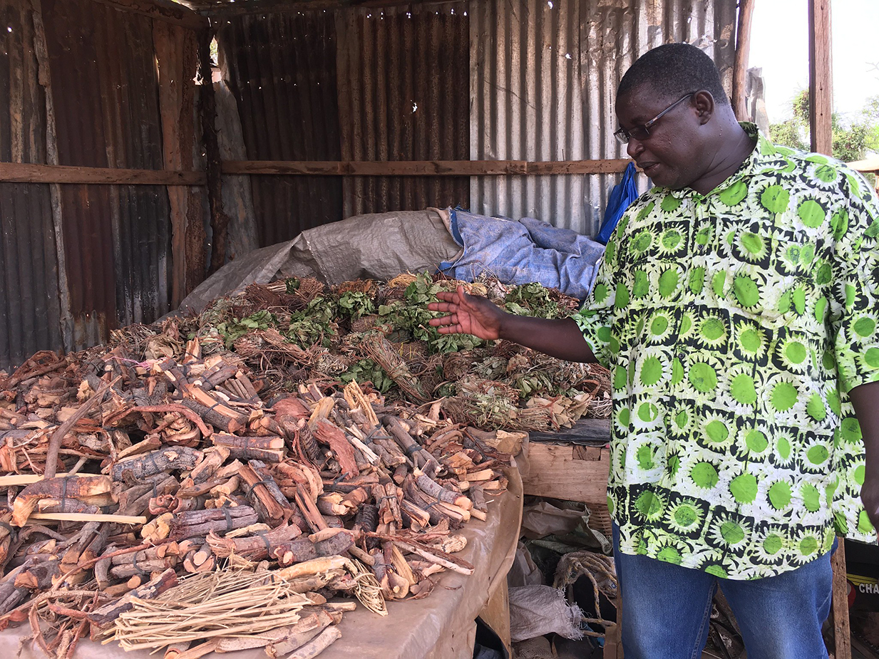 Flora parts for sale in Burkina Faso. Photo by Born Free USA.